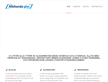 Tablet Screenshot of allehandaglas.se